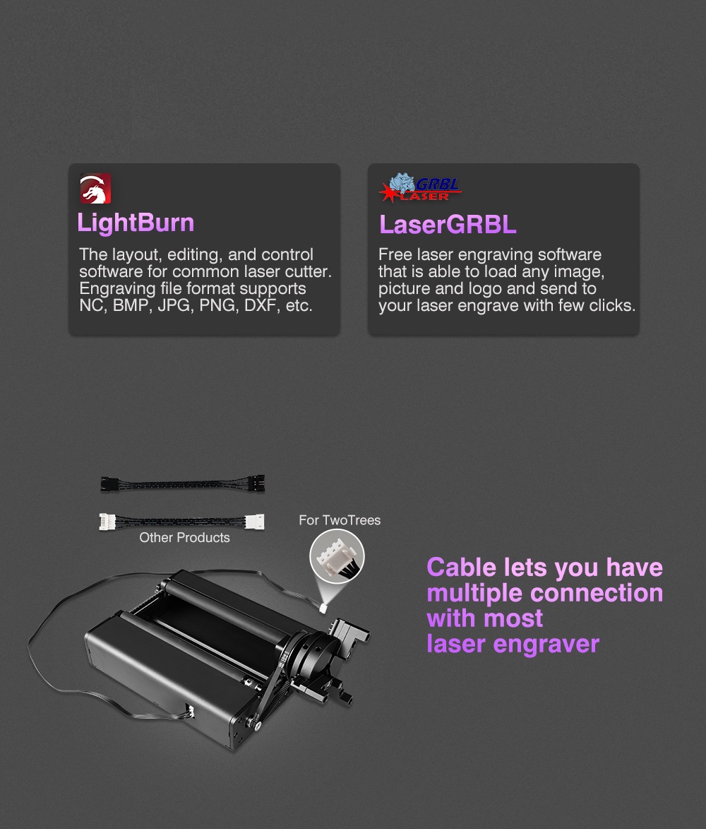 Geekcreit-Roller-Rotary-4-In-1-Chuck-Rotary-Fourth-Axis-Rotating-Module-fuumlr-Laser-Gravierer-Laser-1974020-11